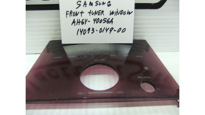 Samsung  AH64-40056A front tuner window 
